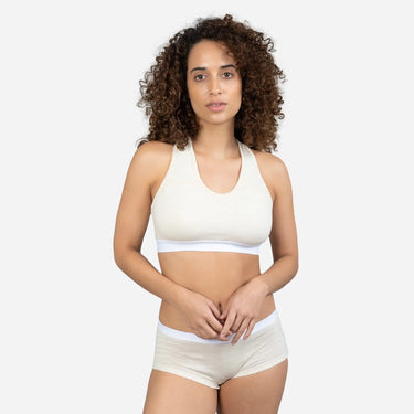 Women's Alpaca Wool Panties: 160 Ultralight color Undyed
