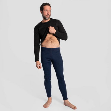 mens adventure leggings midweight color navy blue