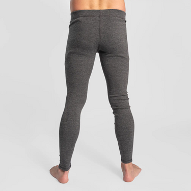 mens functional leggings midweight color gray