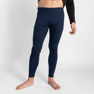 mens most comfortable leggings midweight color navy blue