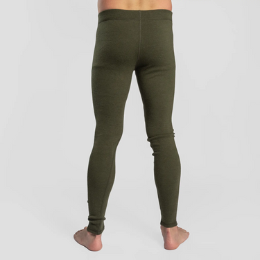 mens natural product leggings midweight color green