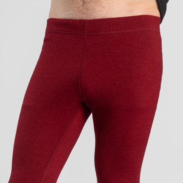 mens ultra soft leggings midweight color maroon
