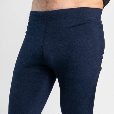 mens versatile design leggings midweight color navy blue