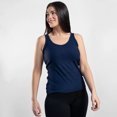 womens all activities tank top ultralight color navy blue