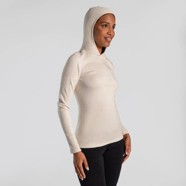 womens eco friendly pullover hoodie color undyed