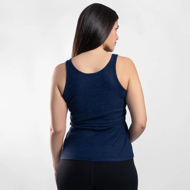 womens most comfortable tank top ultralight color navy blue