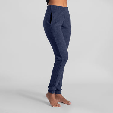womens sustainable sweatpants midweight color navy blue