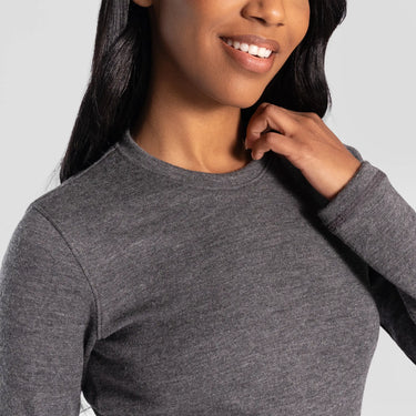 womens versatile design sweater lightweight color gray
