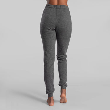 womens versatile design sweatpants midweight color gray