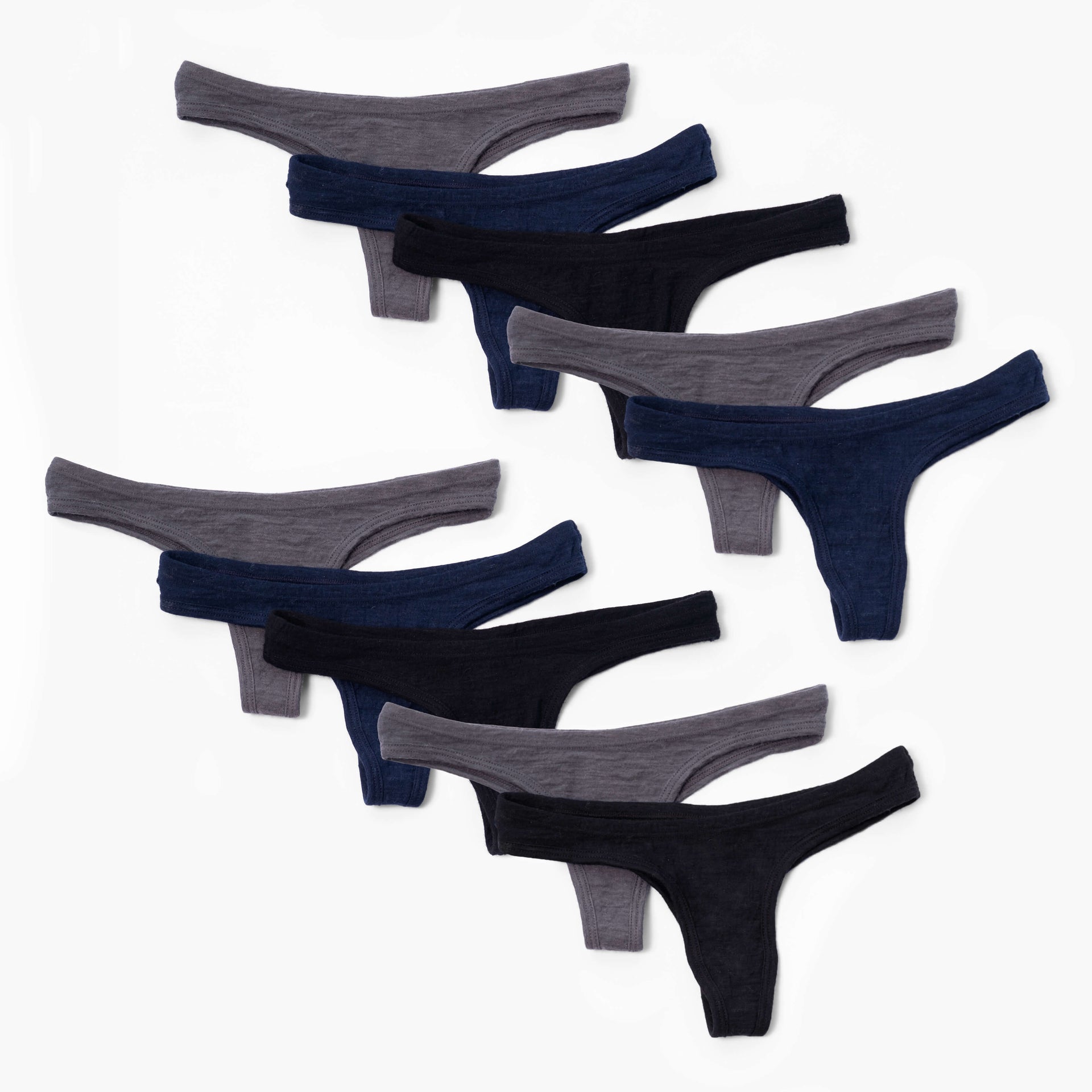 10 Pack Bundle Alpaca Wool Thong 160 Ultralight