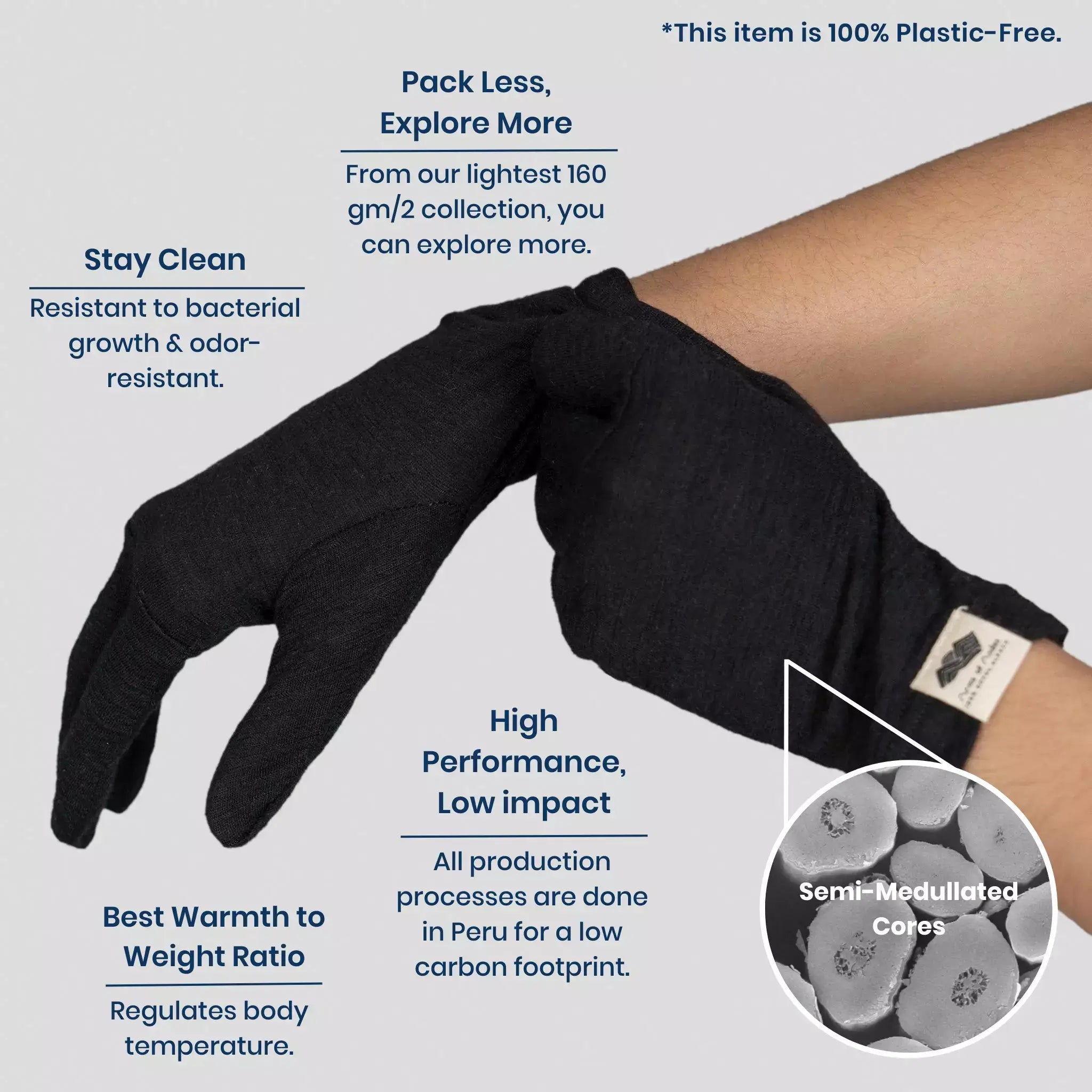 UV Shield Nail Glove - 100% Cotton