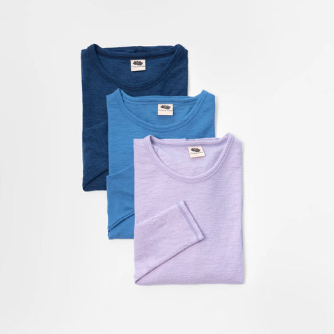 3 Pack Bundle - Men's Alpaca Wool Long Sleeve T-Shirt: 160 Ultralight