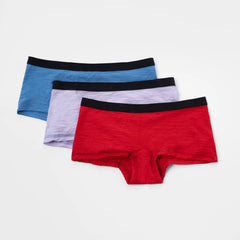 3 Pack Bundle - Women's Alpaca Wool Panties: 160 Ultralight