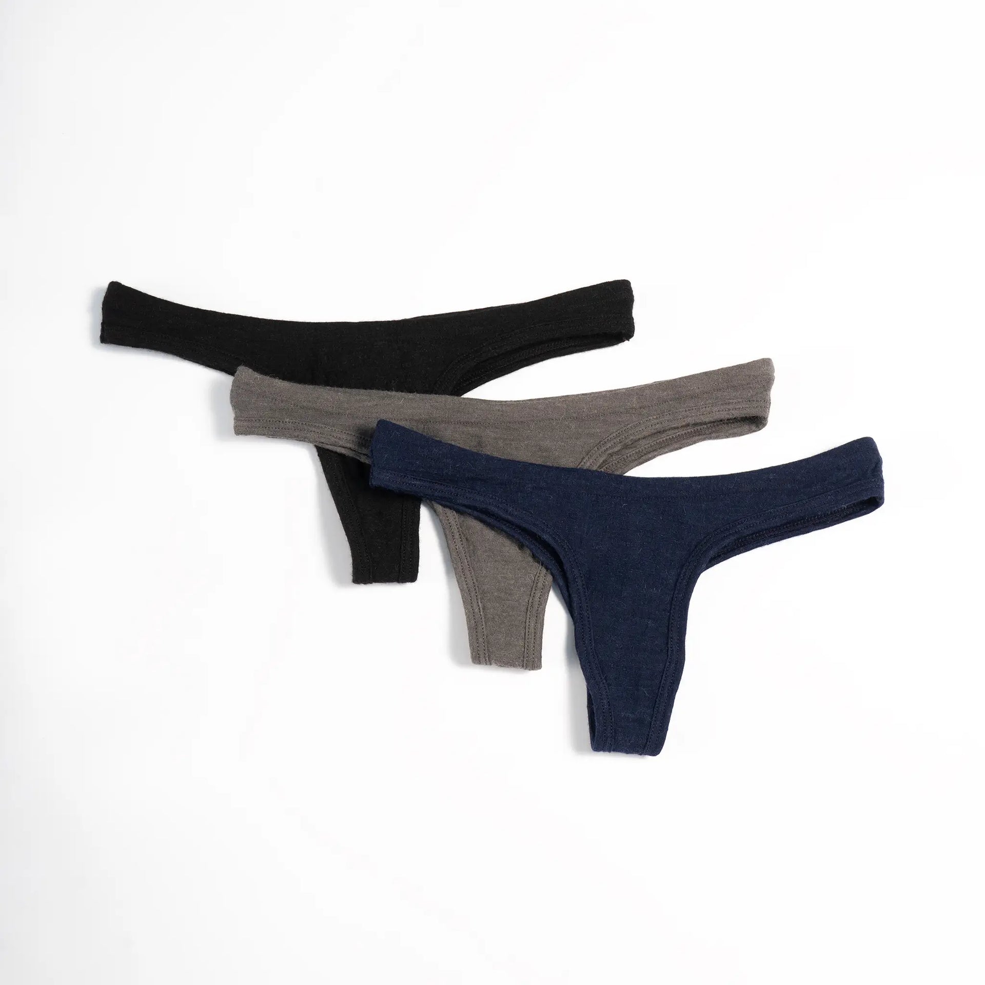 3 Pack Bundle Alpaca Wool Thong 160 Ultralight