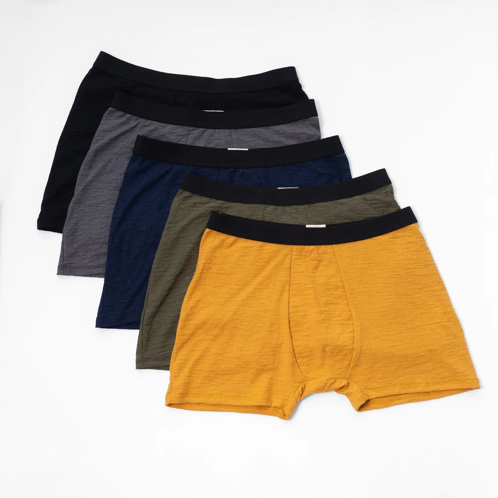 5 Pack Bundle Alpaca Wool Boxer Briefs 160 Ultralight