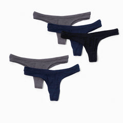 5 Pack Bundle - Women's Alpaca Wool Thong: 160 Ultralight