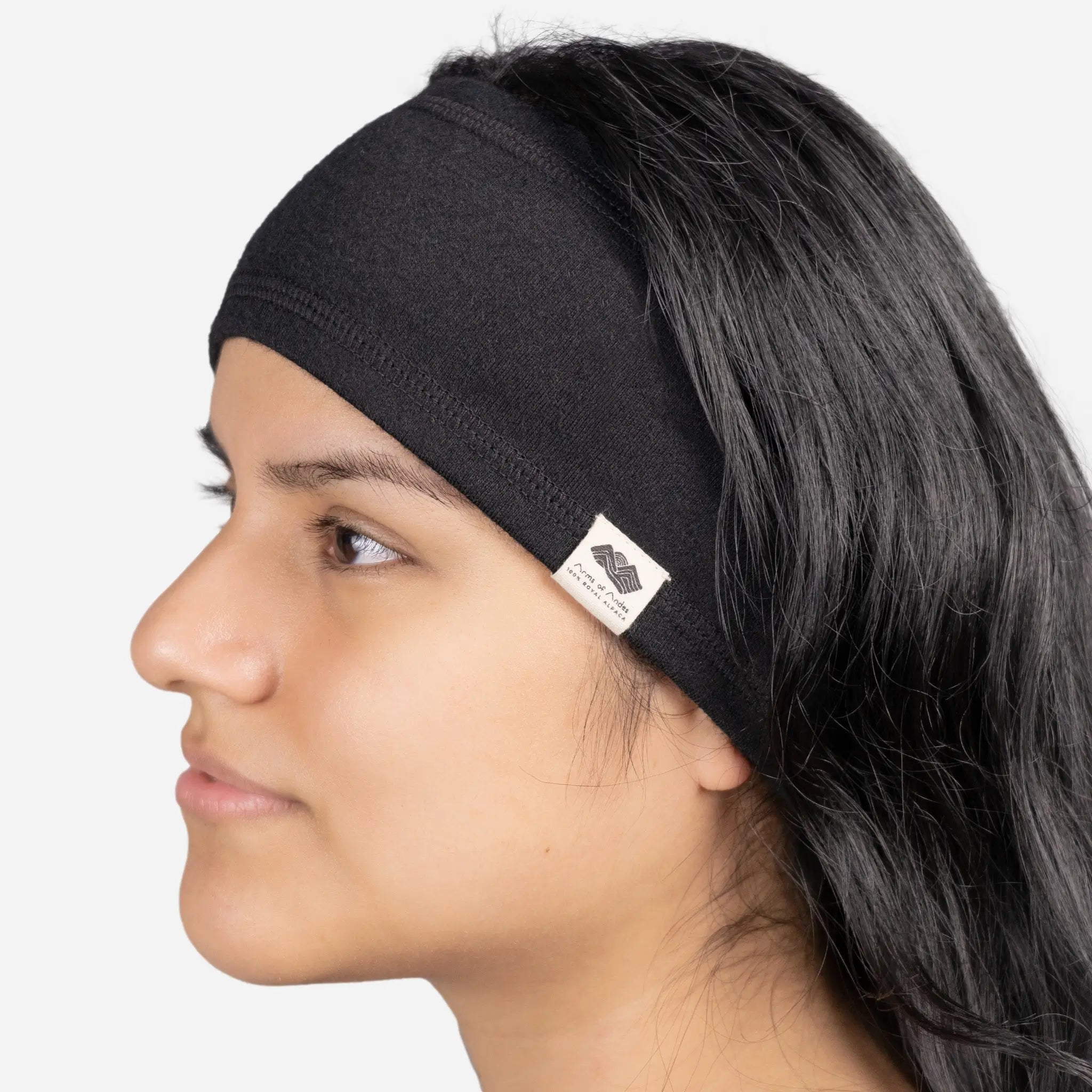 unisex headband high performance color black