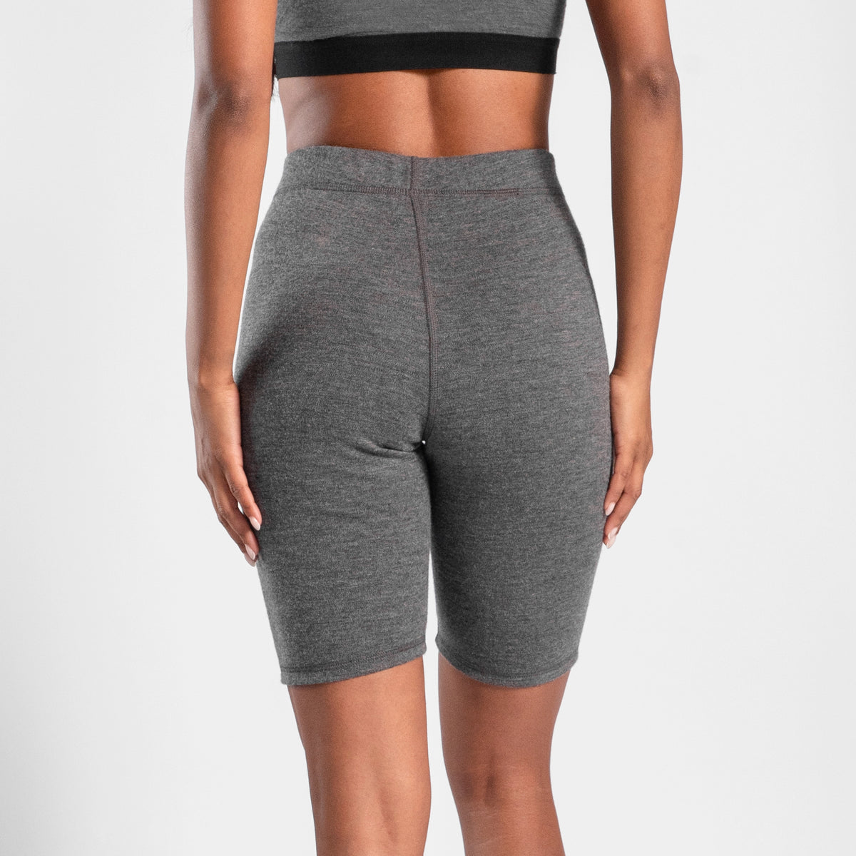 Women's Alpaca Wool Biker Shorts: 300 Lightweight
