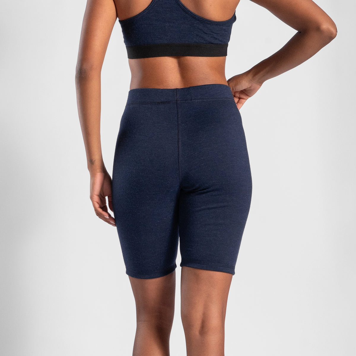 Women's Alpaca Wool Biker Shorts: 300 Lightweight