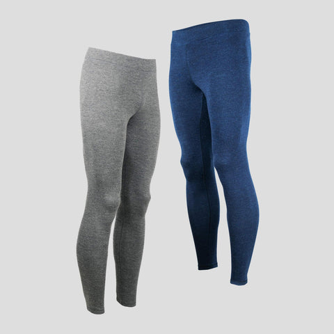 2 Pack - Men's Alpaca Wool Leggings: 420 Midweight