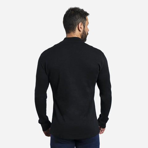 Men's Alpaca Wool Base Layer: 300 Lightweight Half-Zip