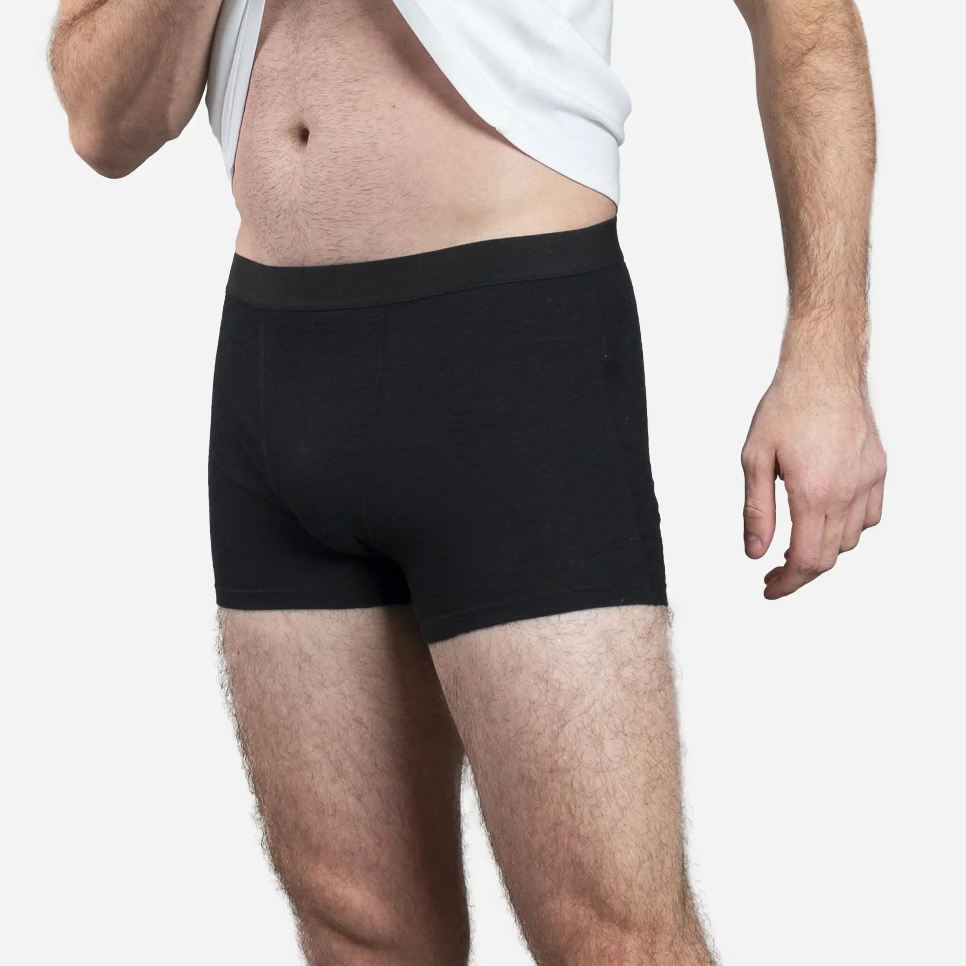 mens most comfortable boxer briefs color black