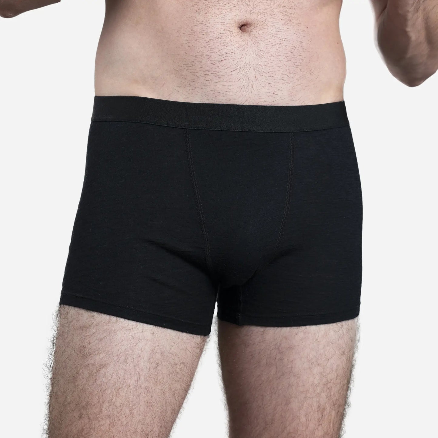 mens antibacterial boxer briefs color black