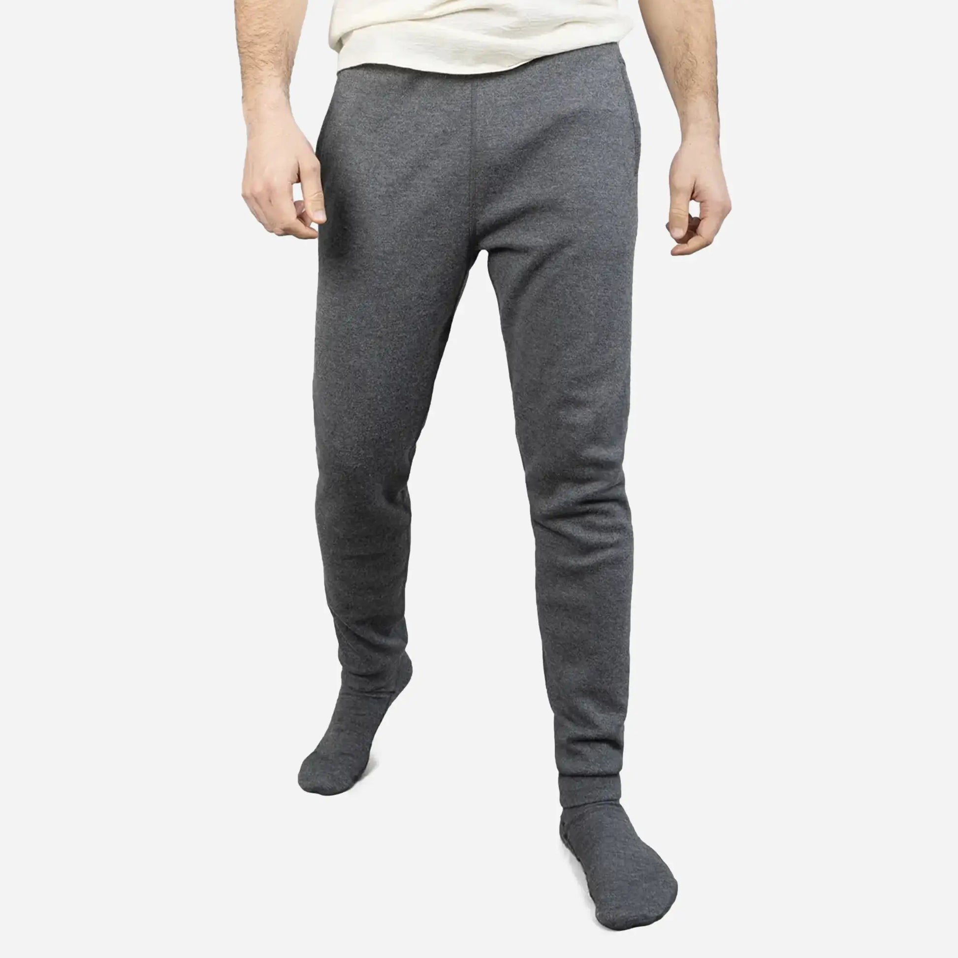 mens antibacterial joggers lightweight color gray