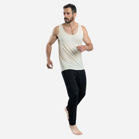 Pantalon de jogging en laine d'alpaga pour hommes : 300 léger