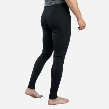 Men's Alpaca Wool Leggings: 300 Lightweight color black