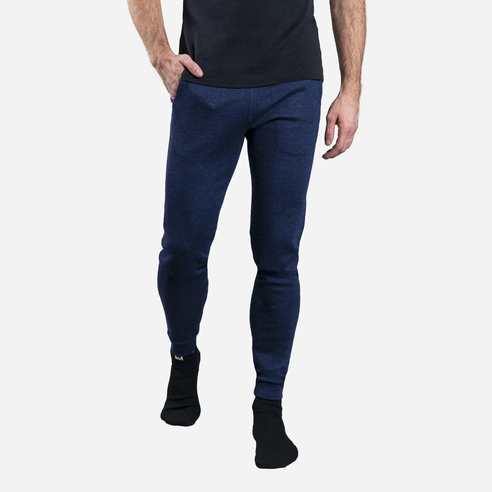 mens antiodor sweatpants midweight color navy blue