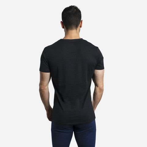 Men's Alpaca Wool T-Shirt: 160 Ultralight Crew Neck