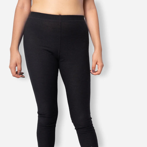 Women's Alpaca Wool Leggings: 160 Ultralight