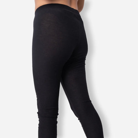 Women's Alpaca Wool Leggings: 160 Ultralight