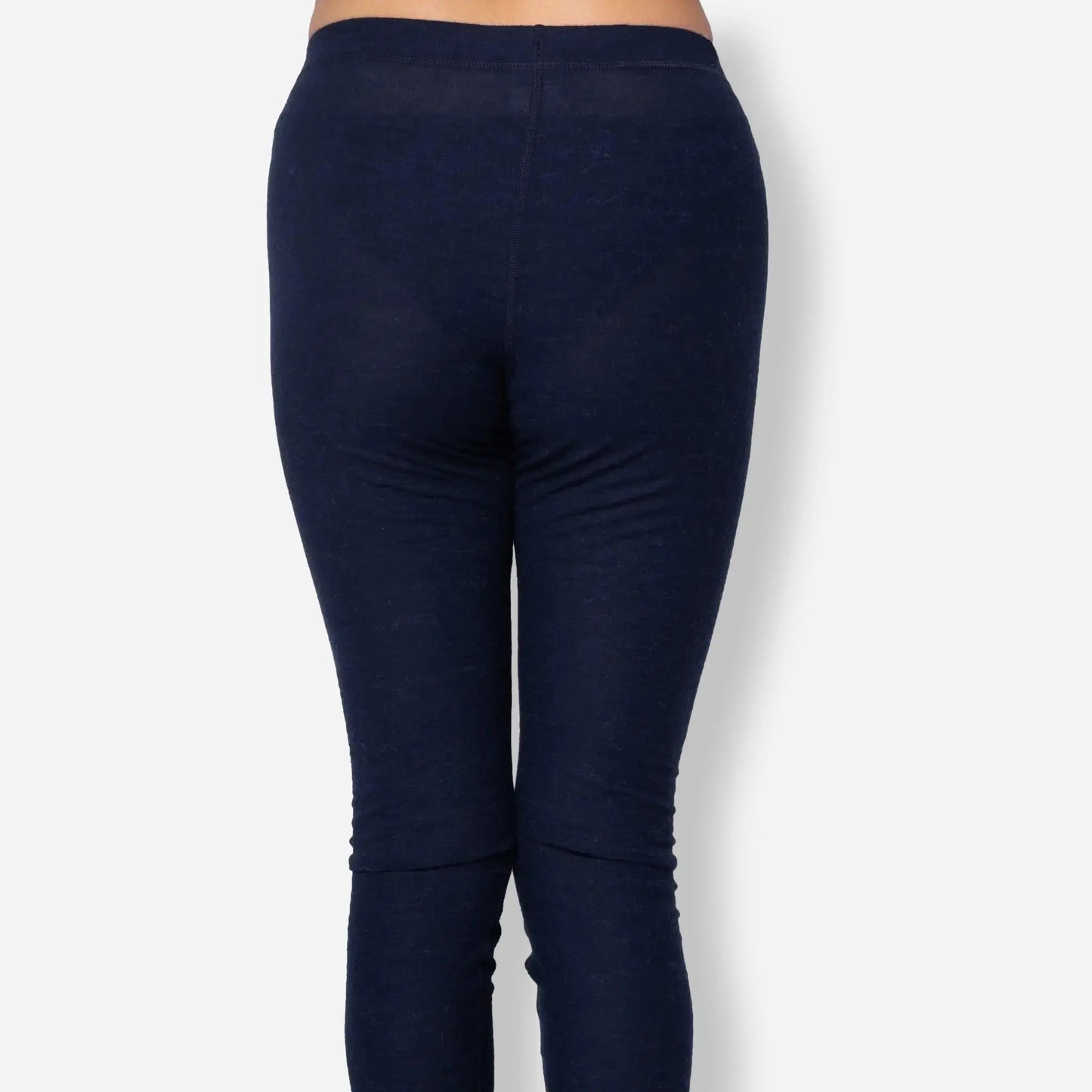 Perfect Travel Womens Alpaca Wool Leggings 160 Ultralight color navy blue