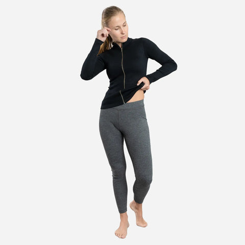 Women's Alpaca Wool Leggings: 300 Lightweight