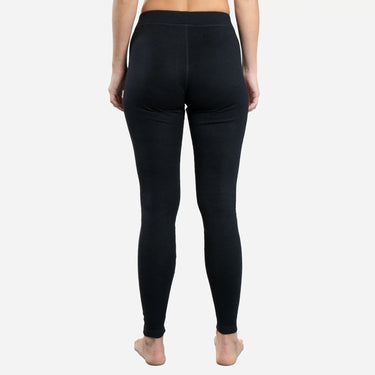 Women's Alpaca Wool Leggings: 420 Midweight color black