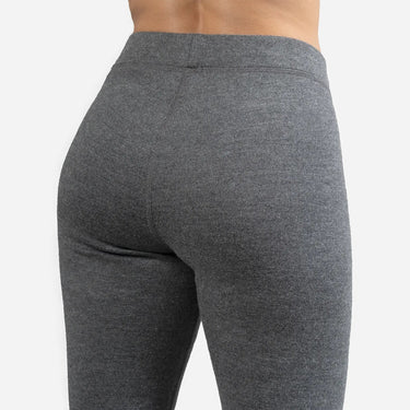 Women's Alpaca Wool Leggings: 420 Midweight color gray