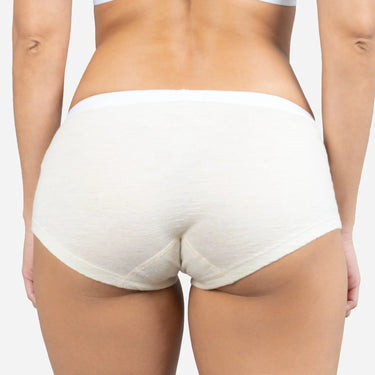 Women's Alpaca Wool Panties: 160 Ultralight color Undyed