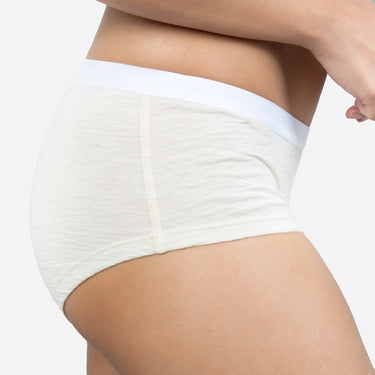 Women's Alpaca Wool Panties: 160 Ultralight color Undyed