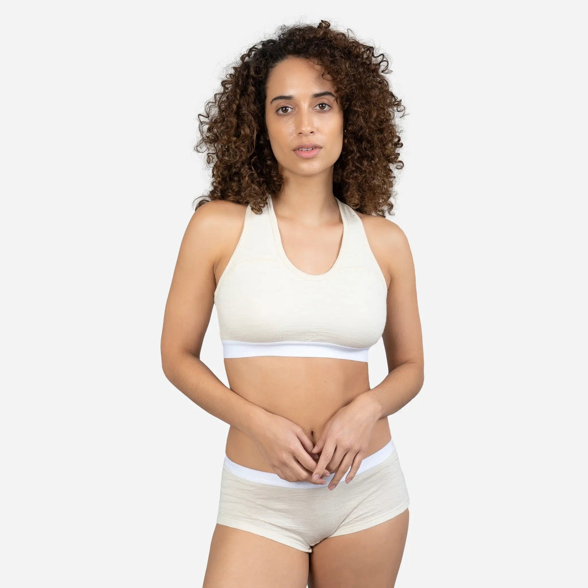 Women's Alpaca Wool Panties: 160 Ultralight color Undyed