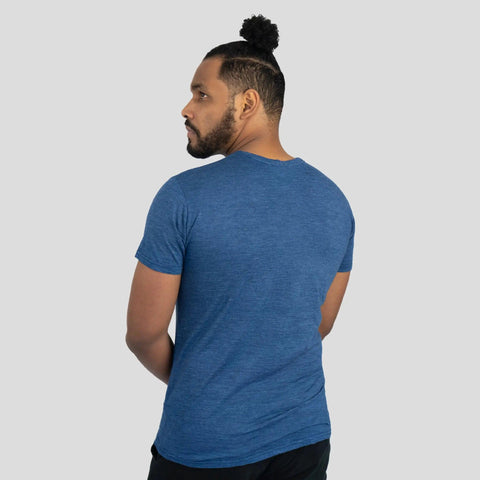 Men's Alpaca Wool T-Shirt: 160 Ultralight Crew Neck