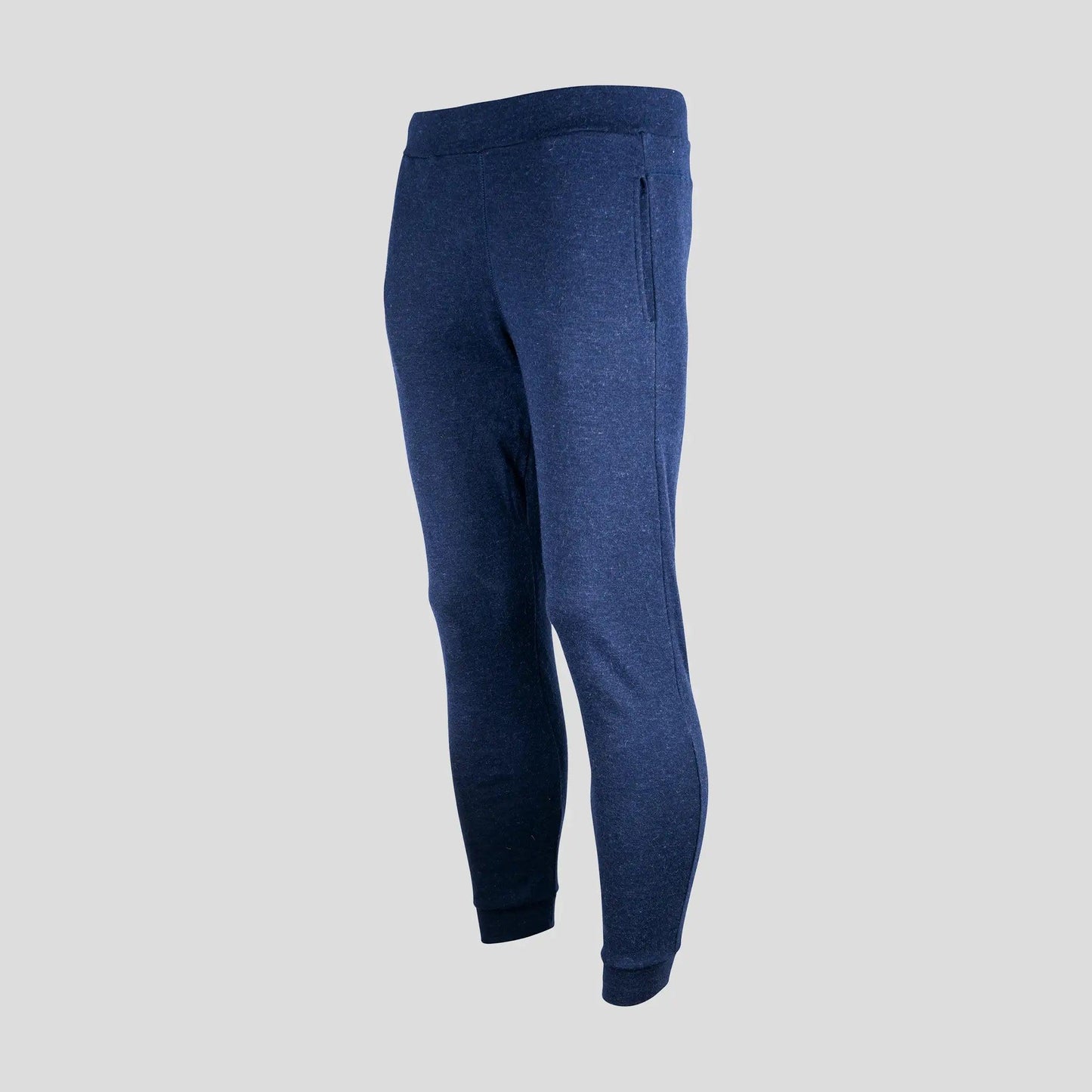 mens alpaca wool jogger color navy blue