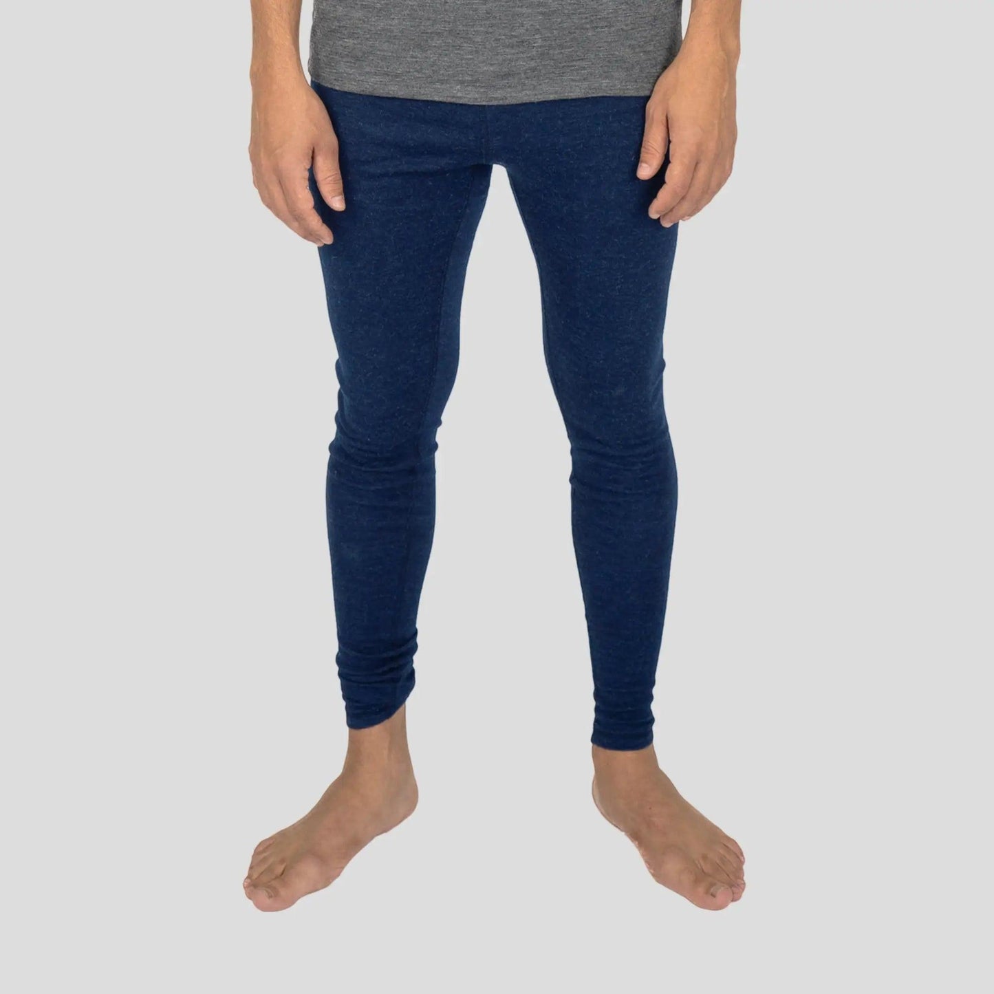 alpaca wool leggings color natural blue