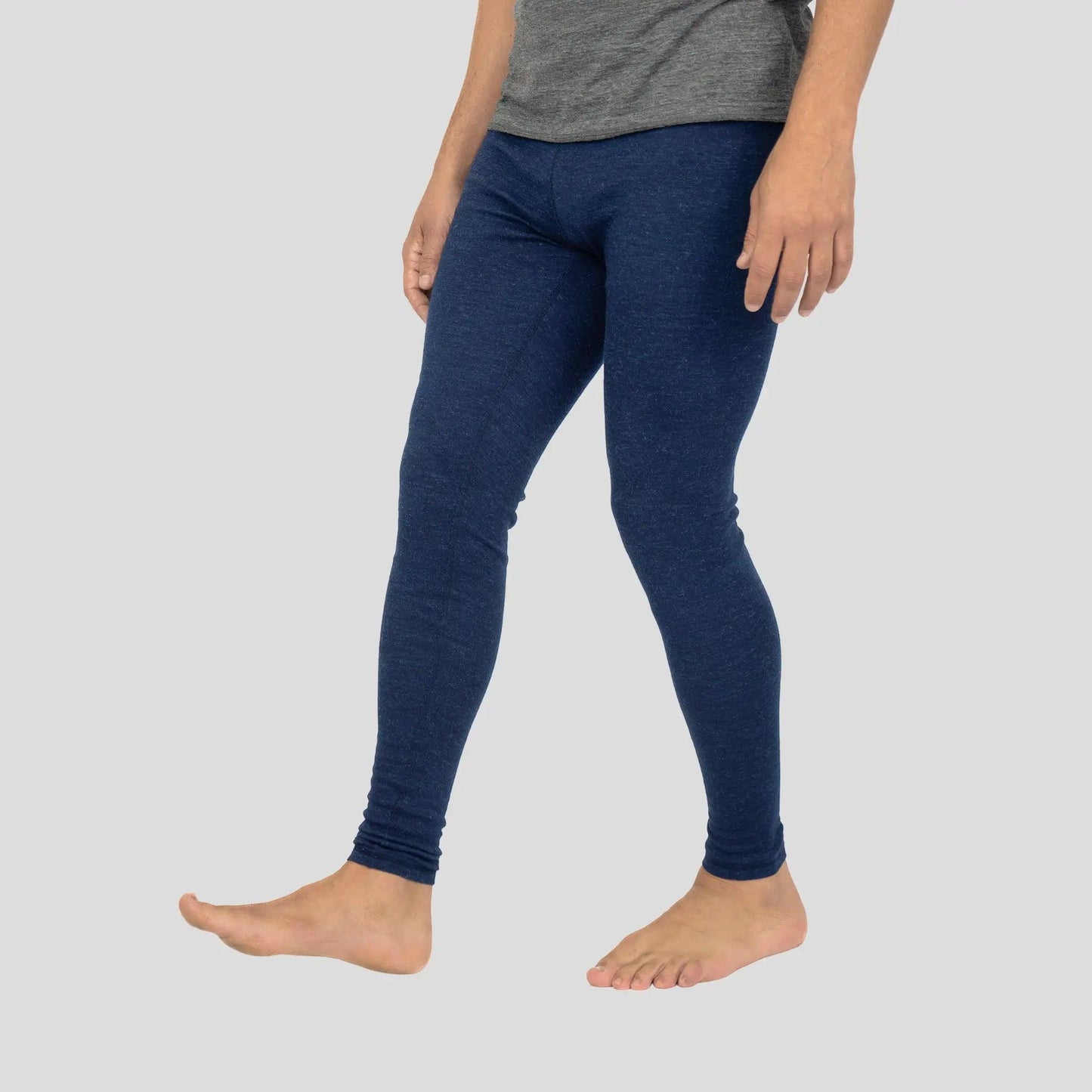 alpaca wool leggings color natural blue