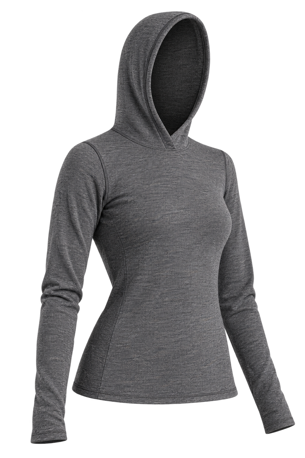 Women's Alpaca Wool Pullover Hoodie: 300 Lightweight