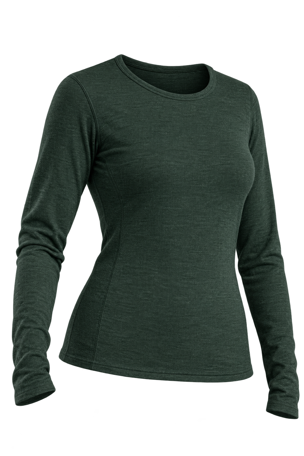 Women's Alpaca Wool Long Sleeve T-Shirt: 160 Ultralight