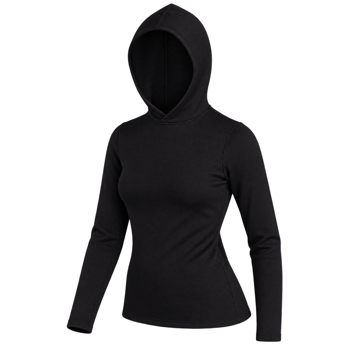 Women's Alpaca Wool Pullover Hoodie: 420 Midweight