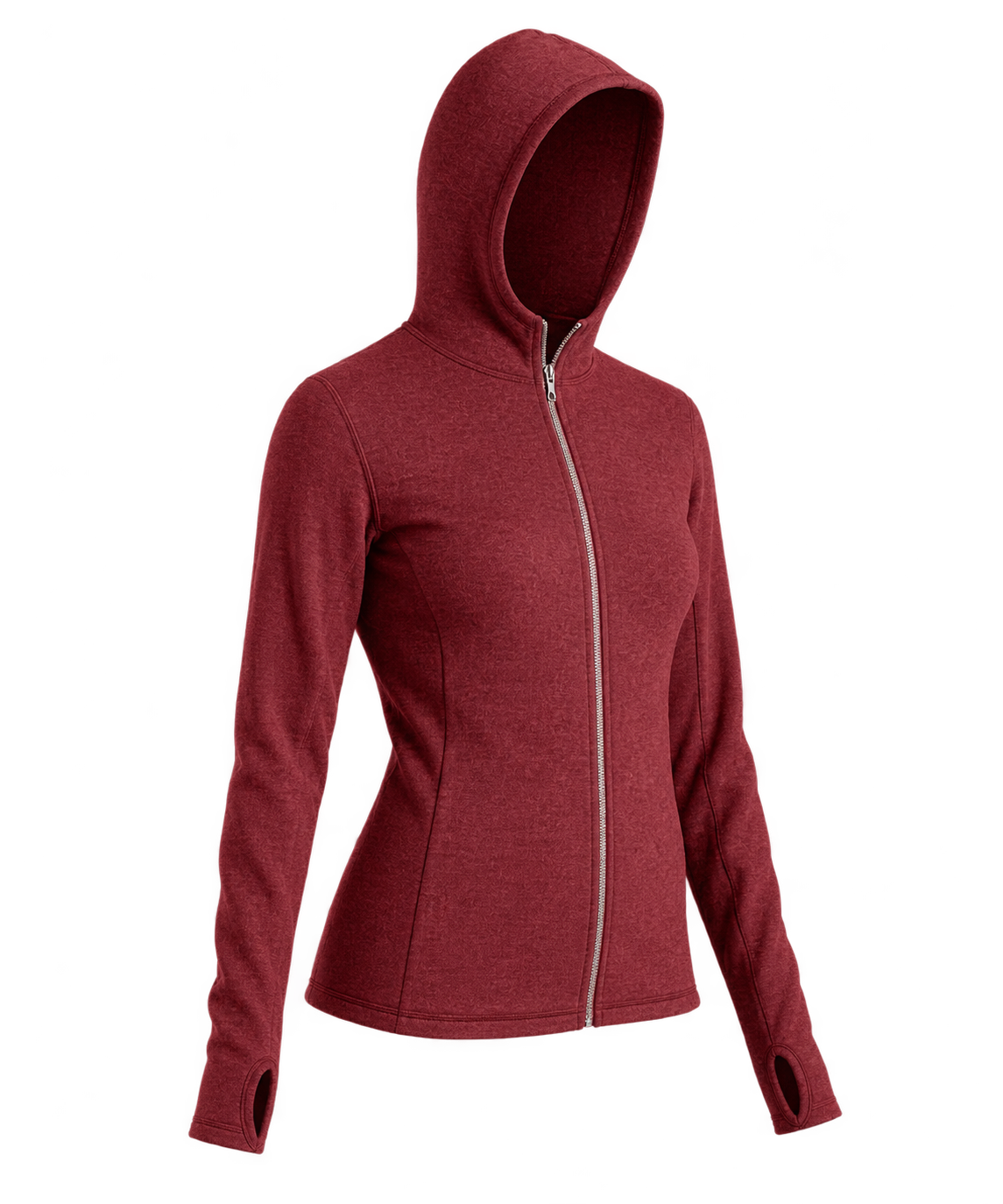 Women's Alpaca Wool Hoodie Jacket: 420 Midweight Full-Zip