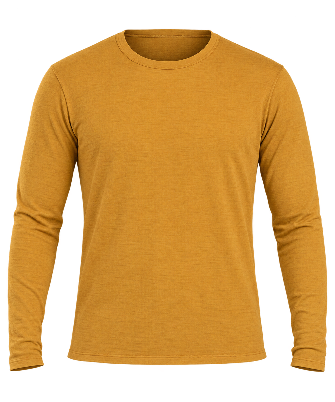 Men's Alpaca Wool Long Sleeve T-Shirt: 160 Ultralight
